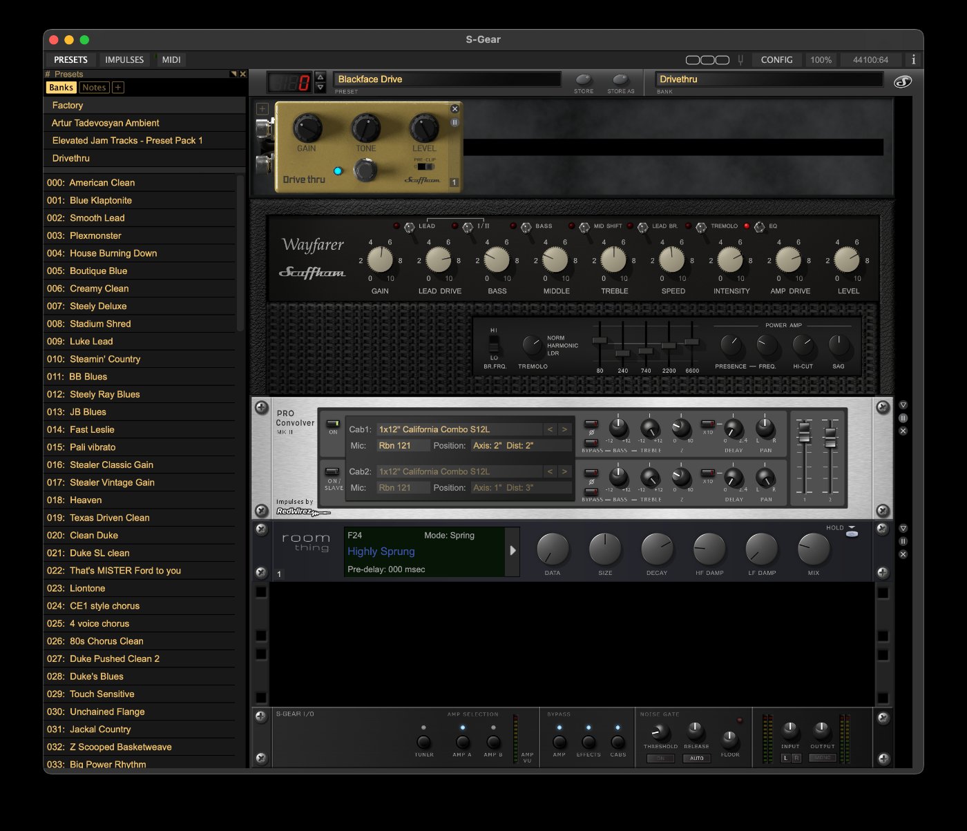 S-Gear plugin interface