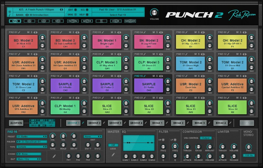 Punch 2 plugin interface