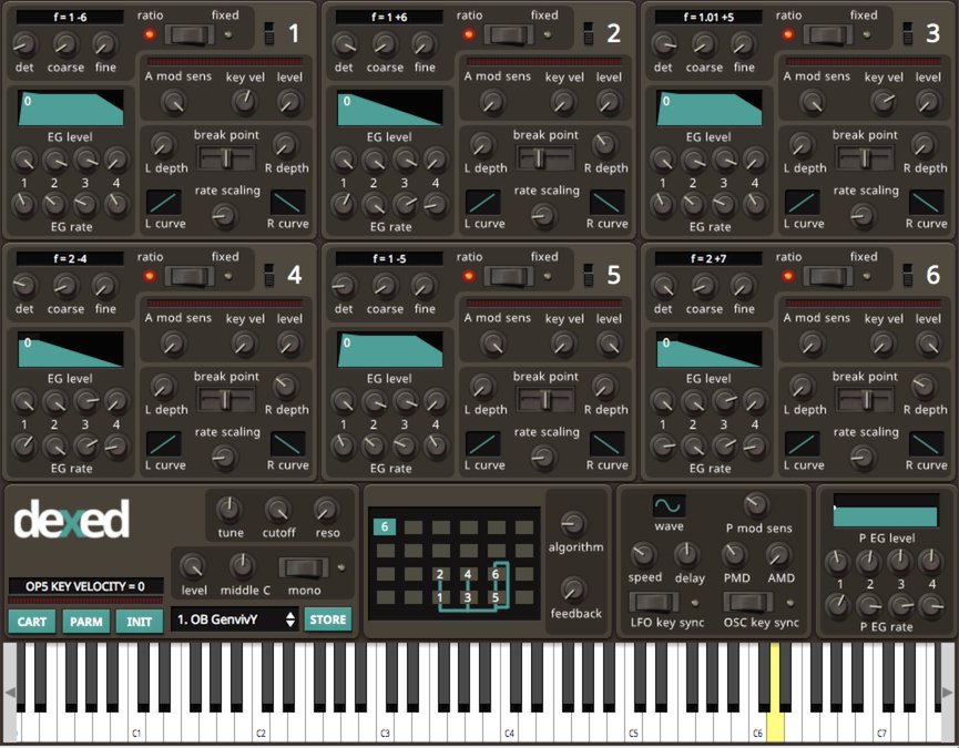 Dexed plugin interface