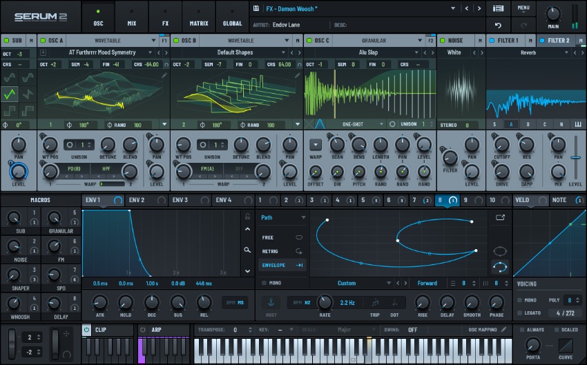 Serum 2 plugin interface